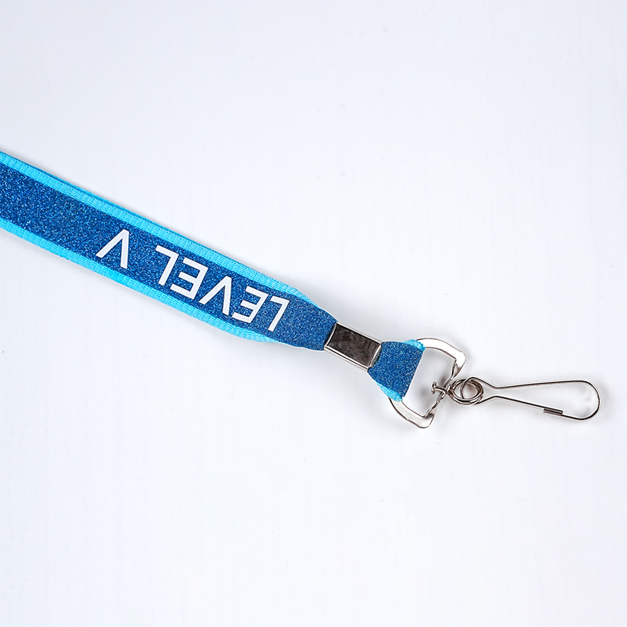 Custom Glitter Lanyard