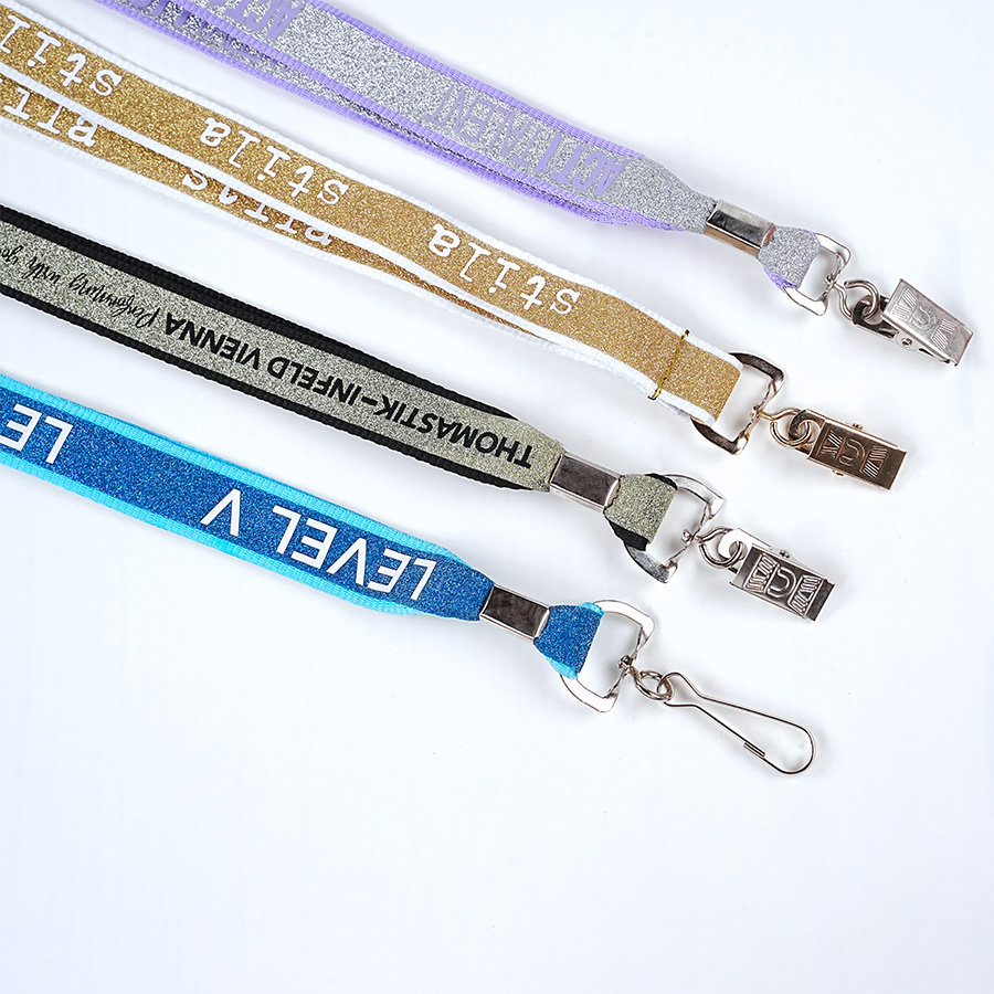 Custom Glitter Lanyard