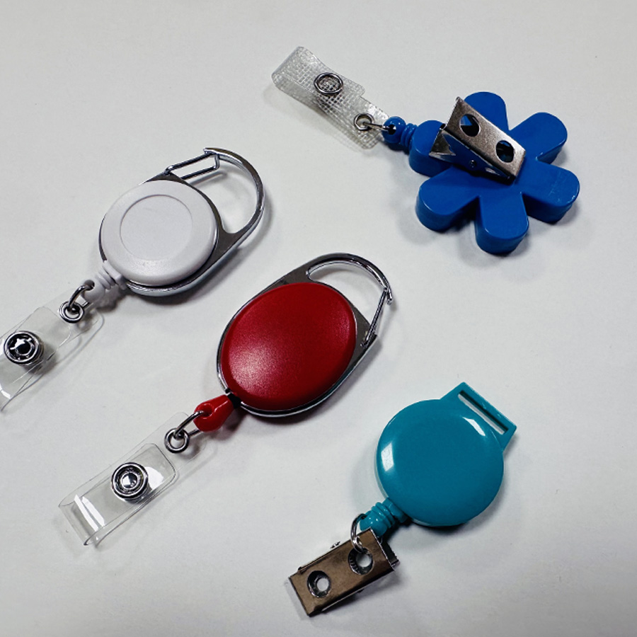 Plastic Badge Reel With Silkscreen Printing